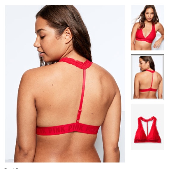 PINK lace halter - Picture 5 of 5